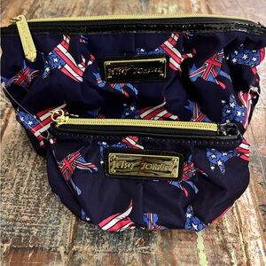 NWOT Betsey Johnson Toiletries/ Cosmetics Bags